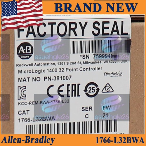 New 1766 l32bwa micrologix - ab, 1766-l32bwa